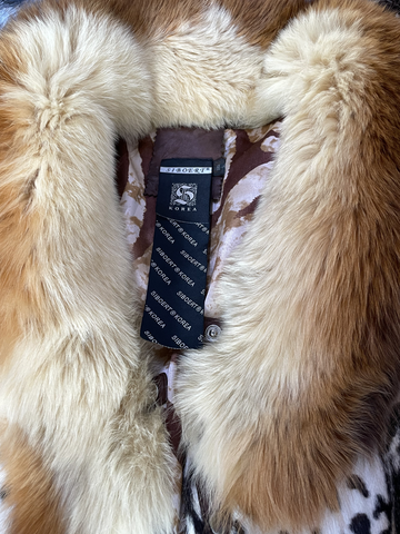Leopard Genuine Fur Coat