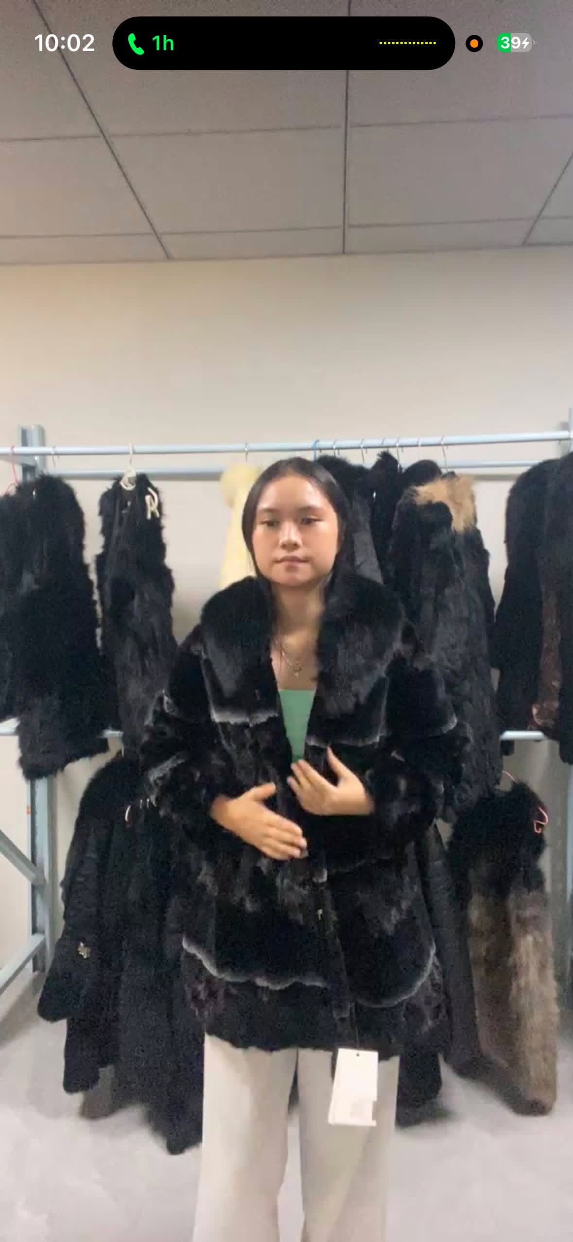 Ladies' vintage fur coat